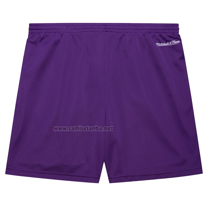 Pantalone Los Angeles Lakers Mitchell & Ness Hardwood Classics Violeta